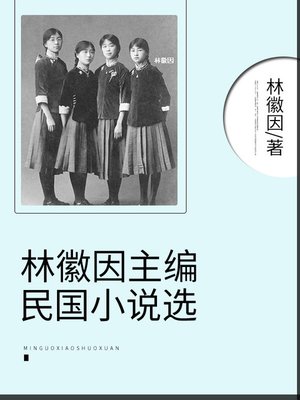 cover image of 林徽因主编民国小说选